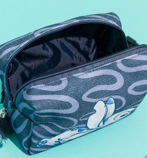 Borsa per cosmetici Stitch in denim Mad Beauty Disney