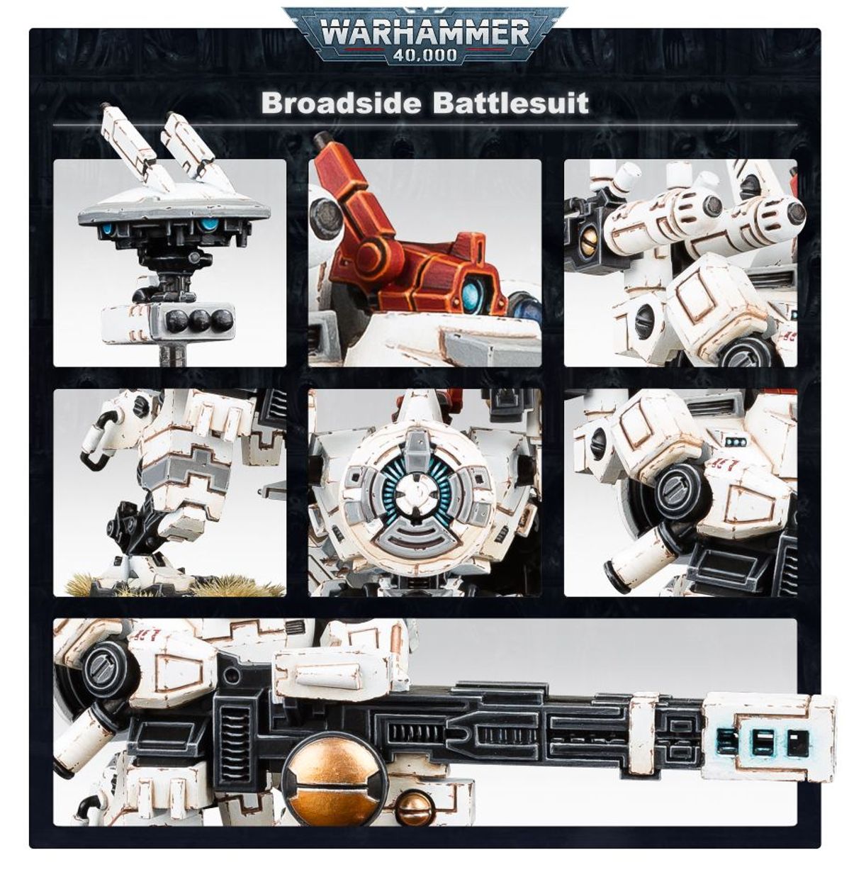 Warhammer 40k Tau Empire XV88 Broadside Battlesuit