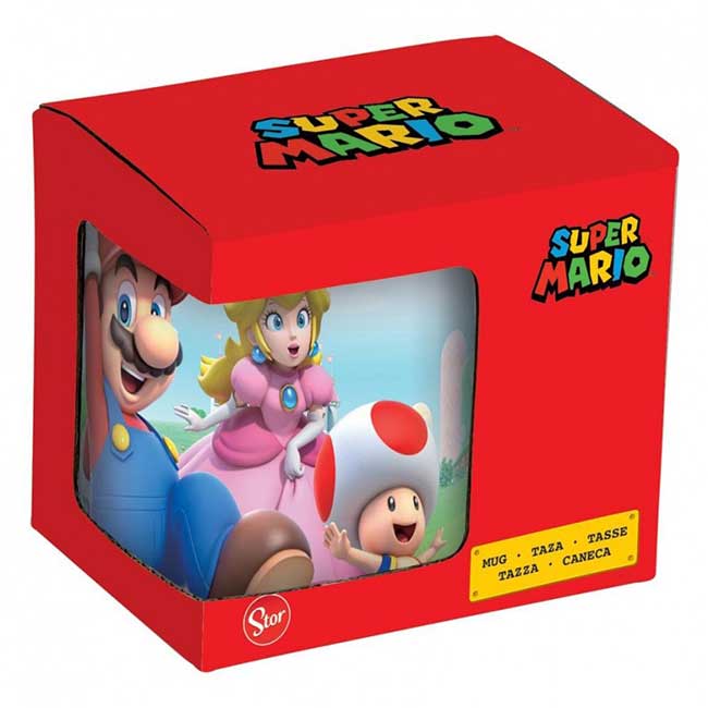 Tazza Super Mario Nintendo Luigi Peach Tod