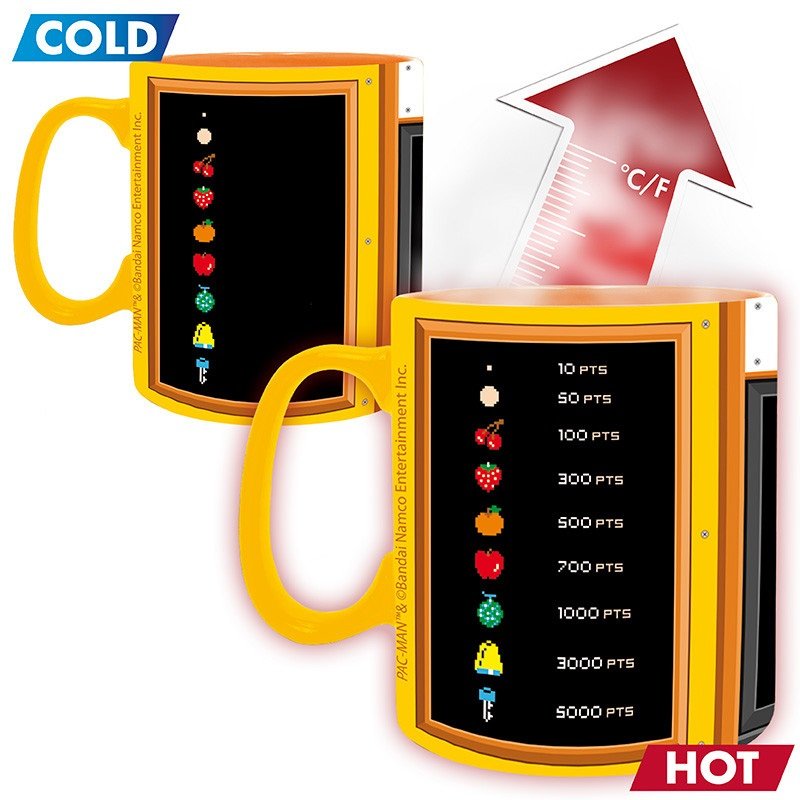Tazza Termosensibile Pac-Man Arcade