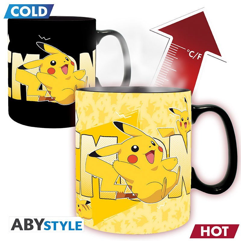 Tazza Termosensibile Pikachu Pokemon