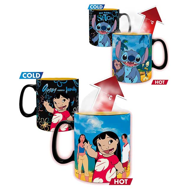 Tazza termosensibile Lilo and Stitch Disney