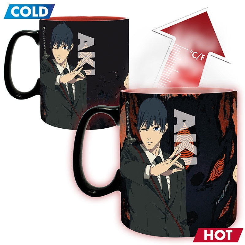 Tazza Termosensibile Denji e Aki Chainsaw Man