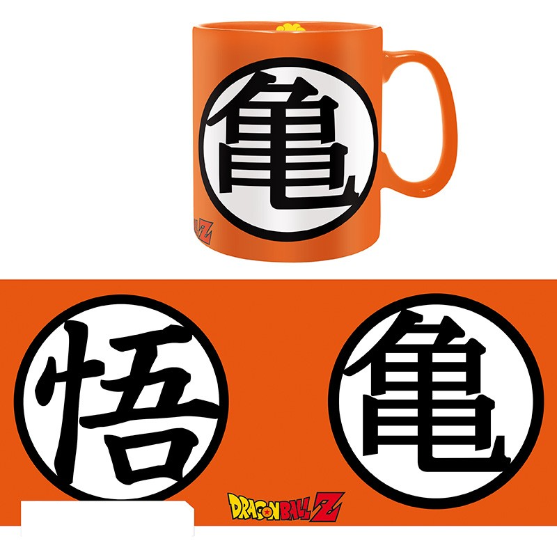 Tazza Dragon Ball Z con Kanji Kame e Go tazza più grafica estesa 