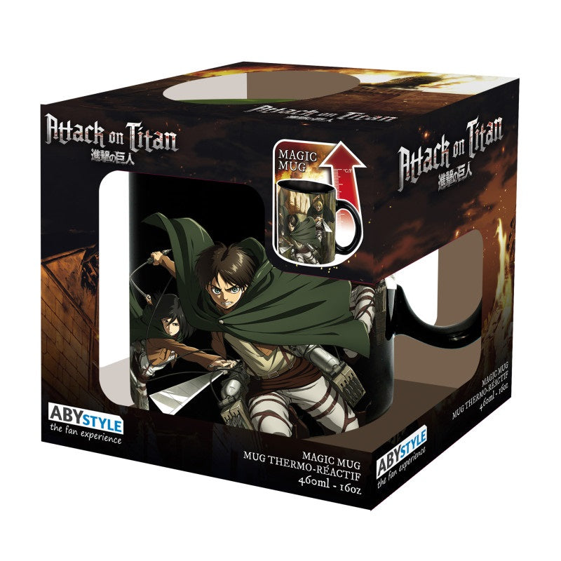 Tazza Termosensibile Attack on Titan Titan Eren