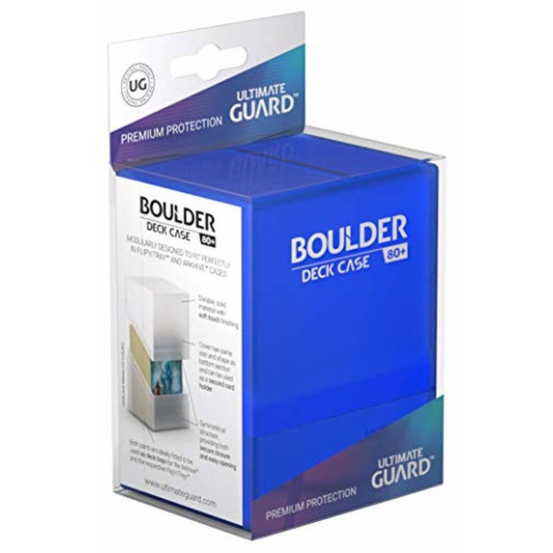 Ultimate Guard Boulder Portamazzo 80 Plus Standard Size Sapphire