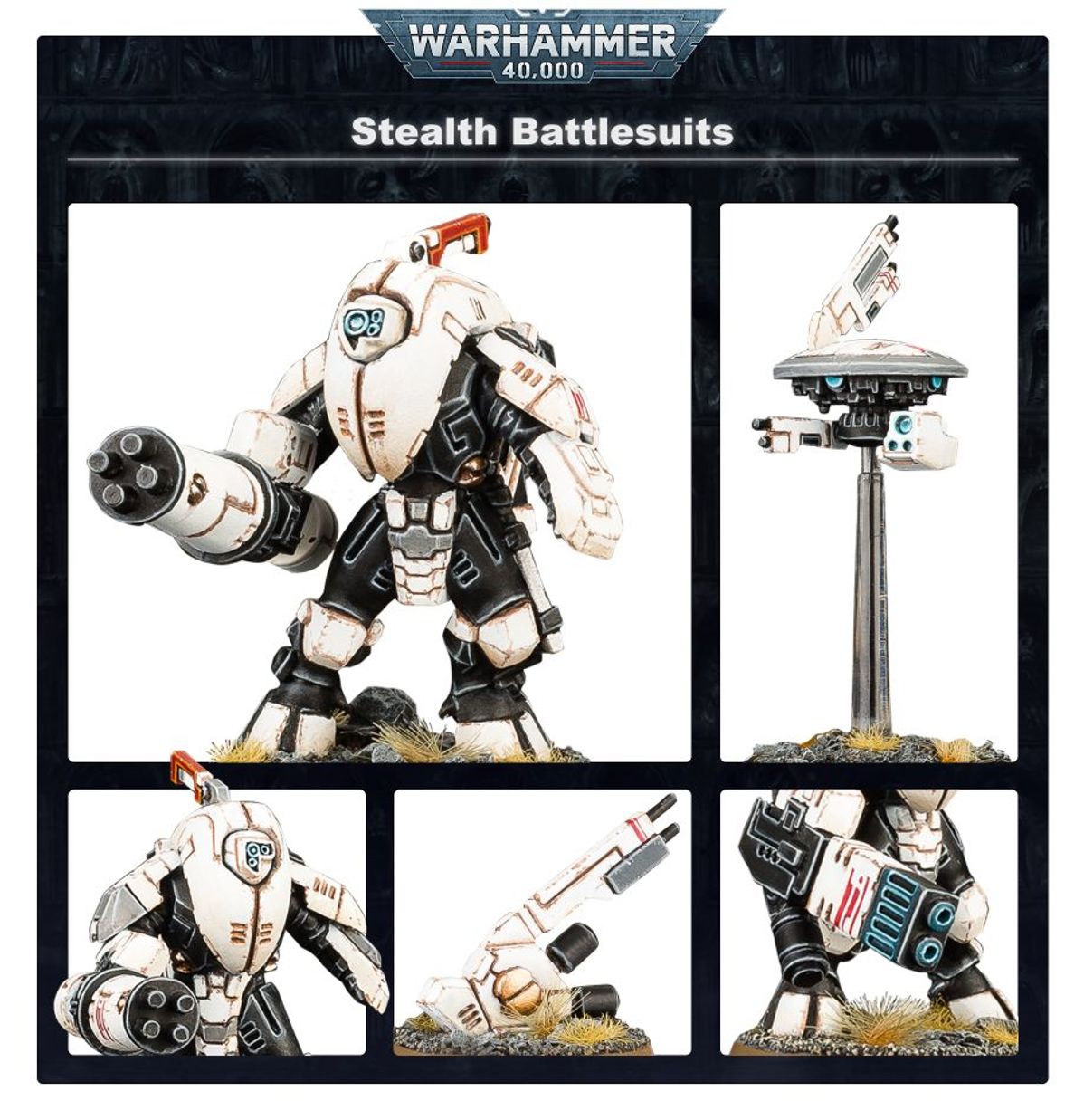 Warhammer 40k Tau Empire XV25 Stealth Battlesuits