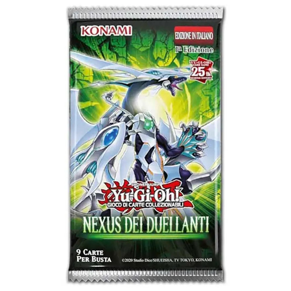 Yu-Gi-Oh Busta da 9 carte Nexus dei duellanti