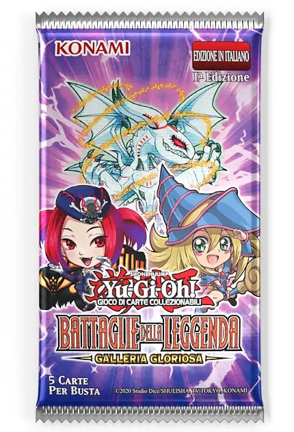 Yu-Gi-Oh Box da 24 buste Battaglie della Leggenda Galleria Gloriosa ITA