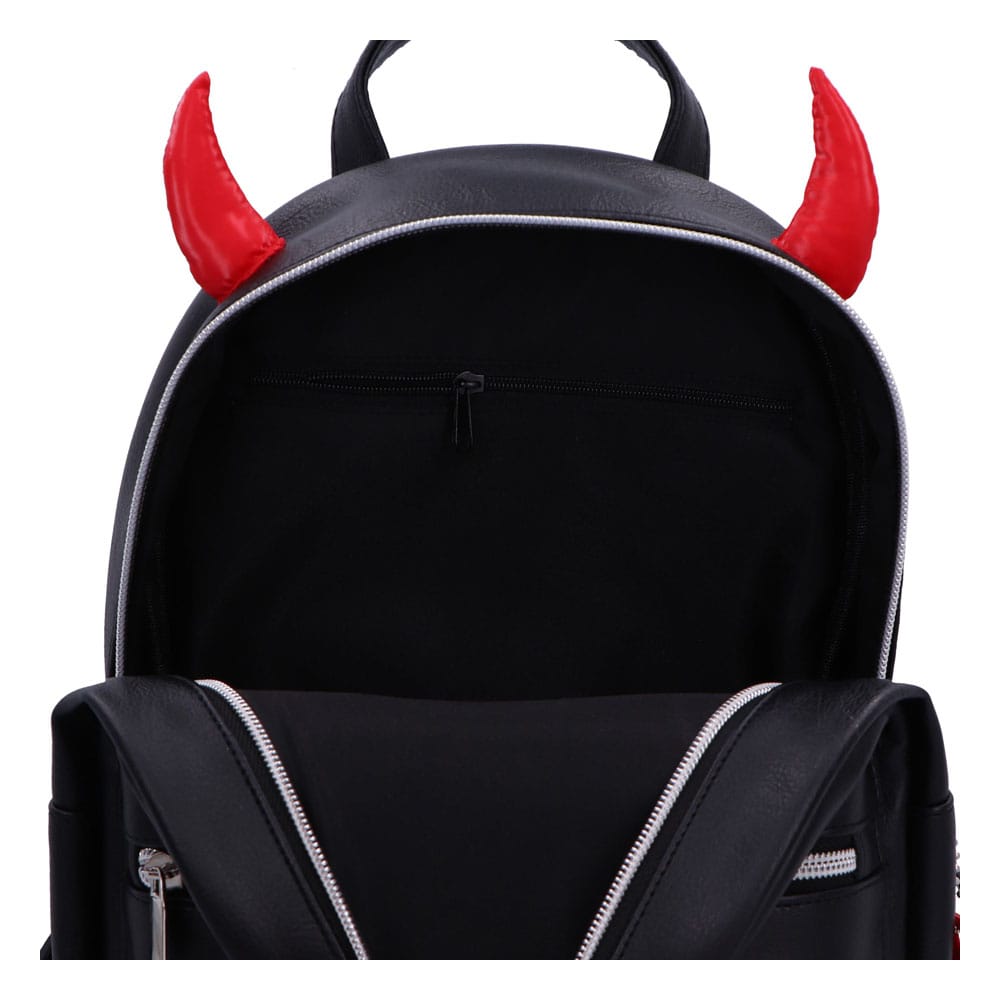 Zaino Nero Similpelle AC DC