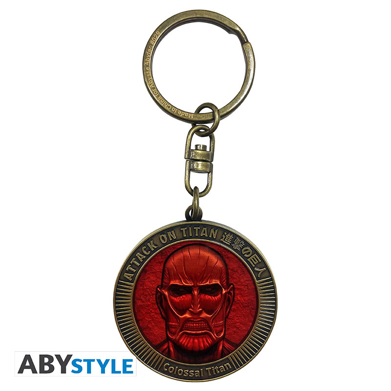 Portachiavi Medaglione Gigante Colossale Attack on Titan