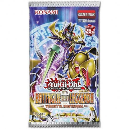 Yu-Gi-Oh Busta da 5 carte Battaglie della Leggenda Vendetta Mostruosa