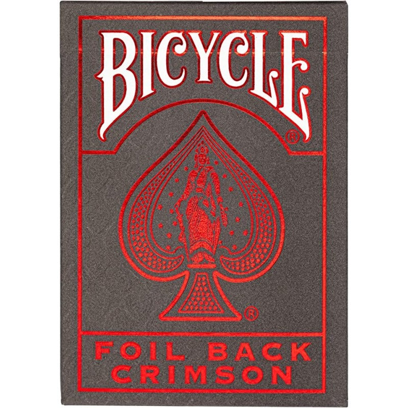 Bicycle Carte da Gioco Metalluxe Foil Back Crimson