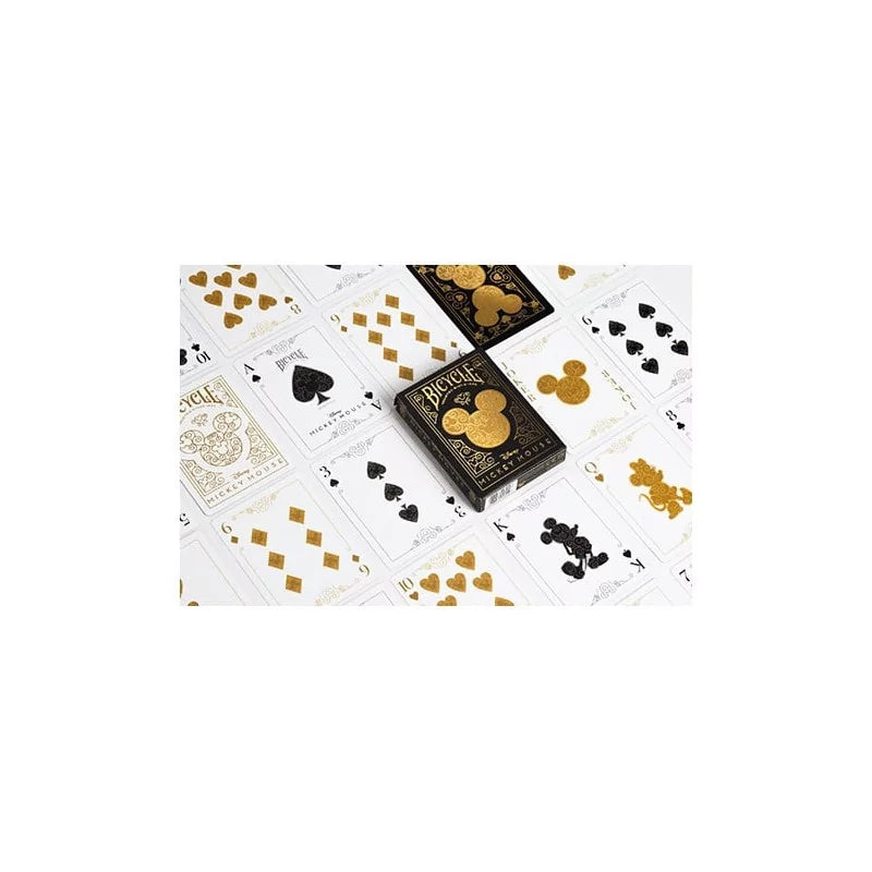 Bicycle Carte da Gioco Black and Gold Mickey Disney