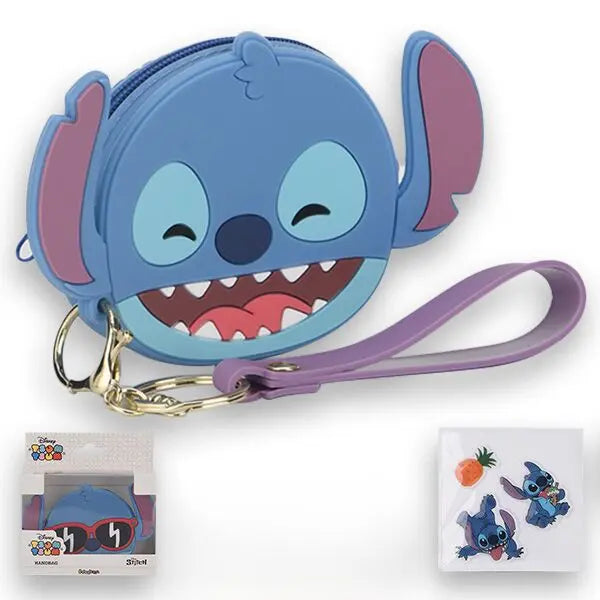 Portamonete Lilo e Stitch Disney in silicone Tsum Tsum 6 varianti