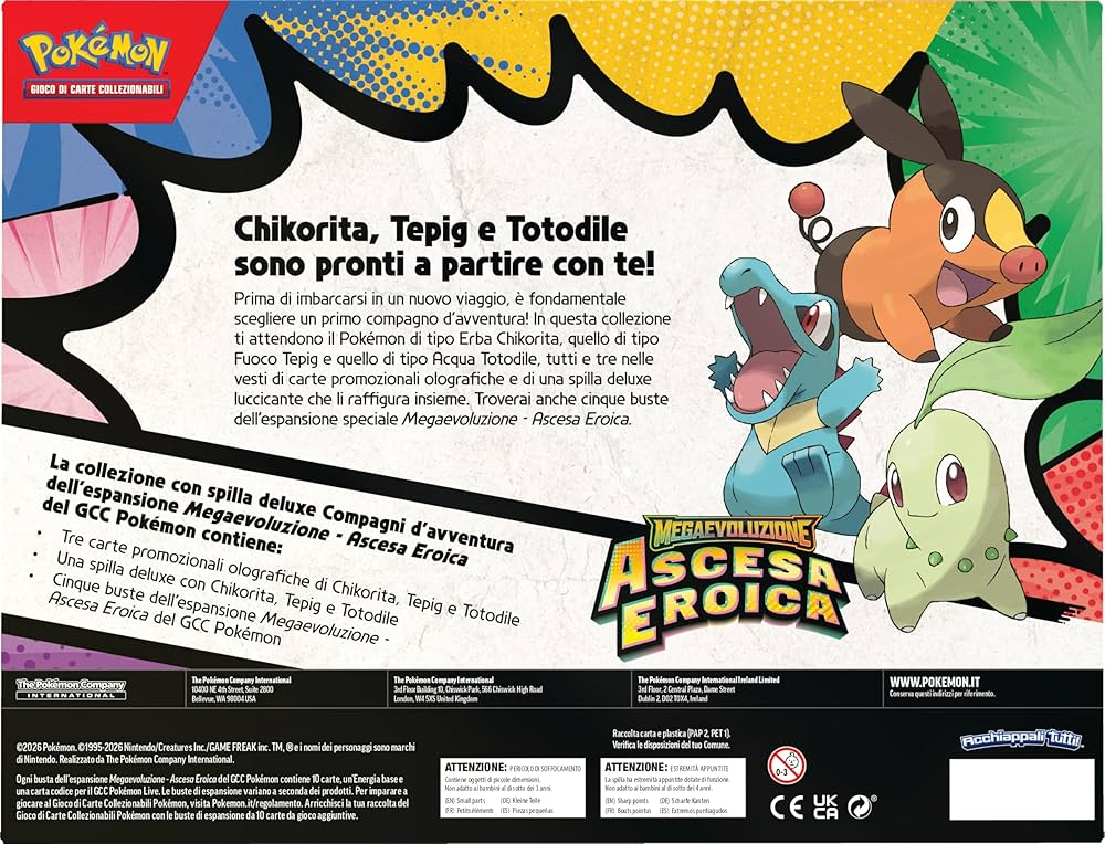 Pokémon Collezione Spilla Deluxe Compagni d’Avventura – Ascesa Eroica (ITA)