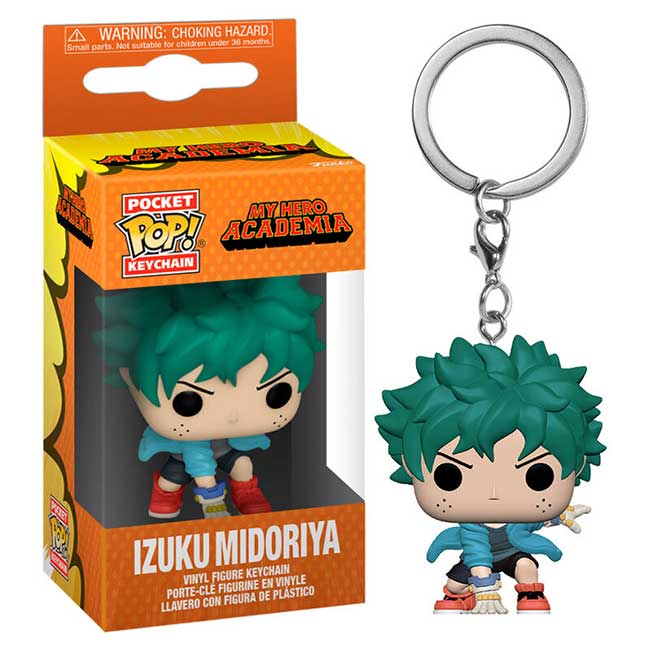 My Hero Academia Pocket Pop Keychain Deku con i guanti portachiave