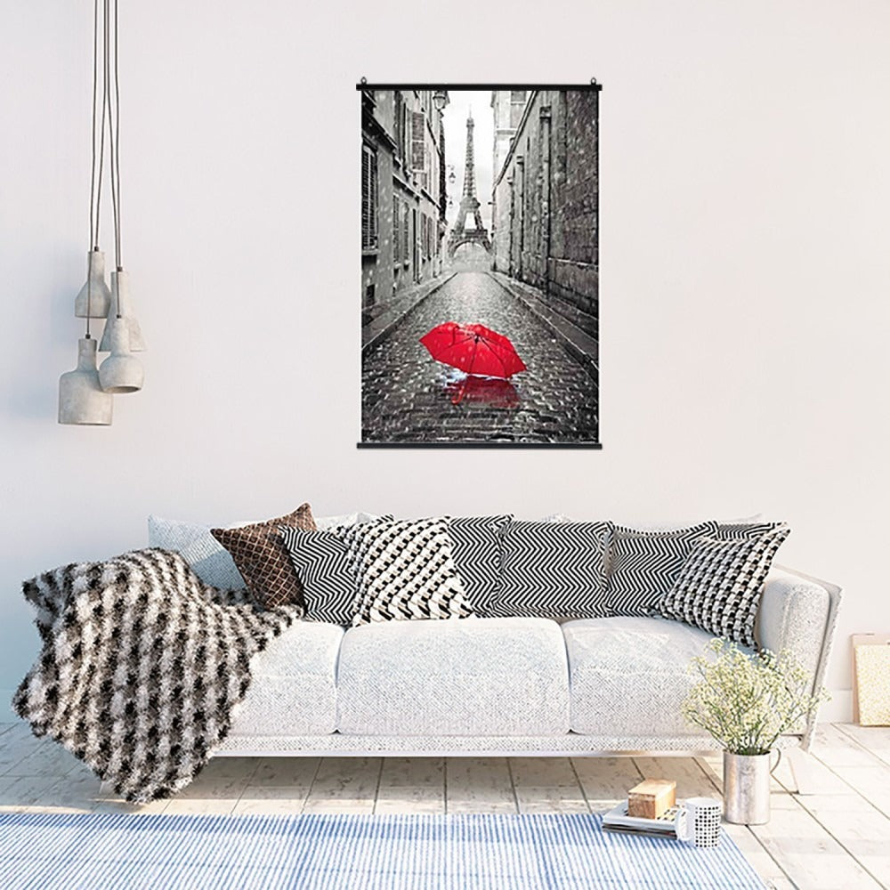 Ganci per Poster 62 cm Verticale Nero