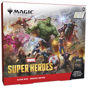 Magic The Gathering Universes Beyond: Marvel Super Heroes Heroes United Scene Box ENG