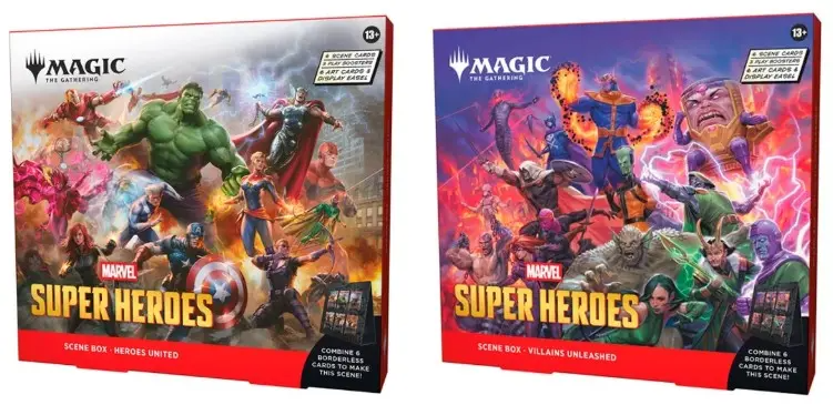 Magic The Gathering Universes Beyond: Marvel Super Heroes Heroes United Scene Box ENG