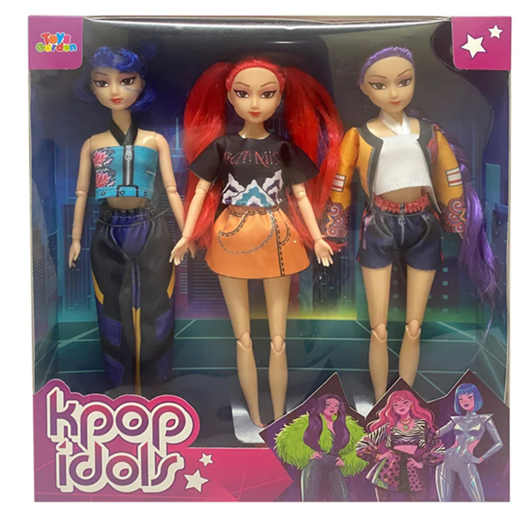 K-pop Idols bambola snodabile 30 cm 3 pezzi