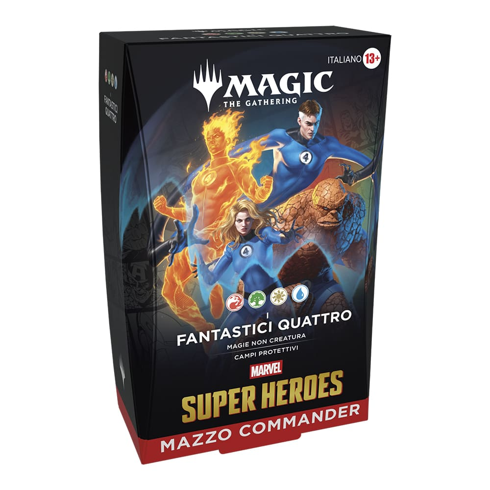 Magic The Gathering Universes Beyond: Marvel Super Heroes Commander Decks Display ENG
