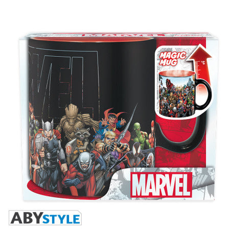 Tazza termosensibile Marvel personaggi