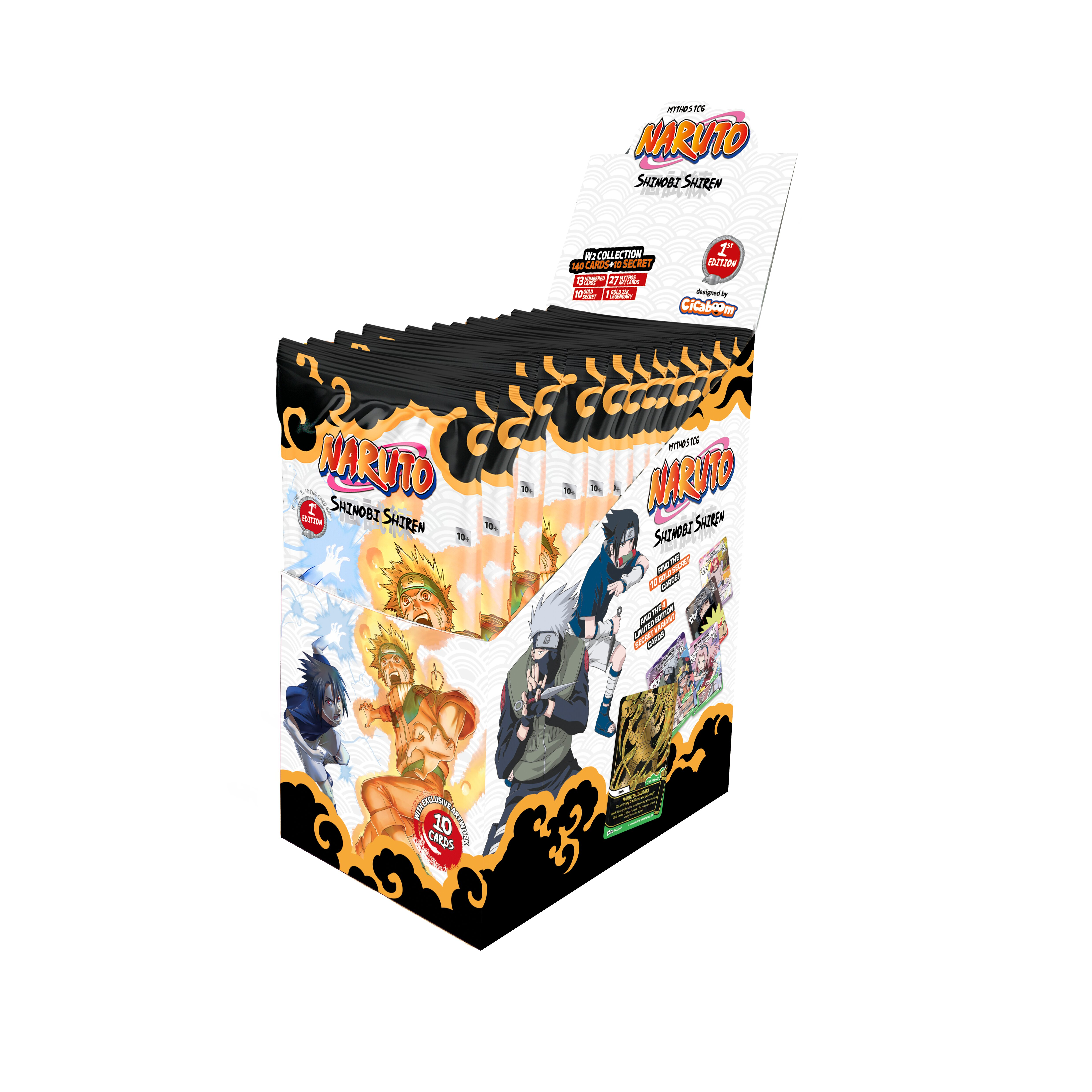 Naruto Mythos TCG Shinobi Shiren – Box 24 Buste ENG