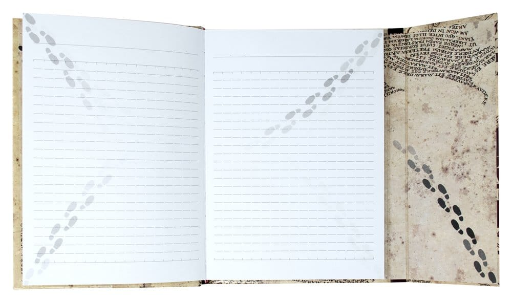 Notebook A5 Mappa del Malandrino Harry Potter con Chiusura Magnetica