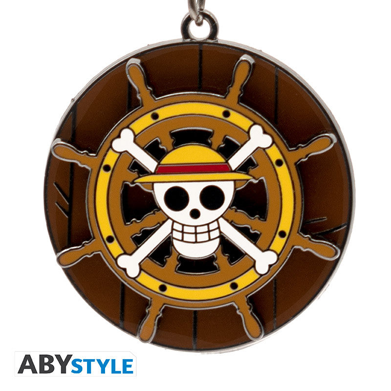 Portachiavi Timone rotante Thousand Sunny One Piece