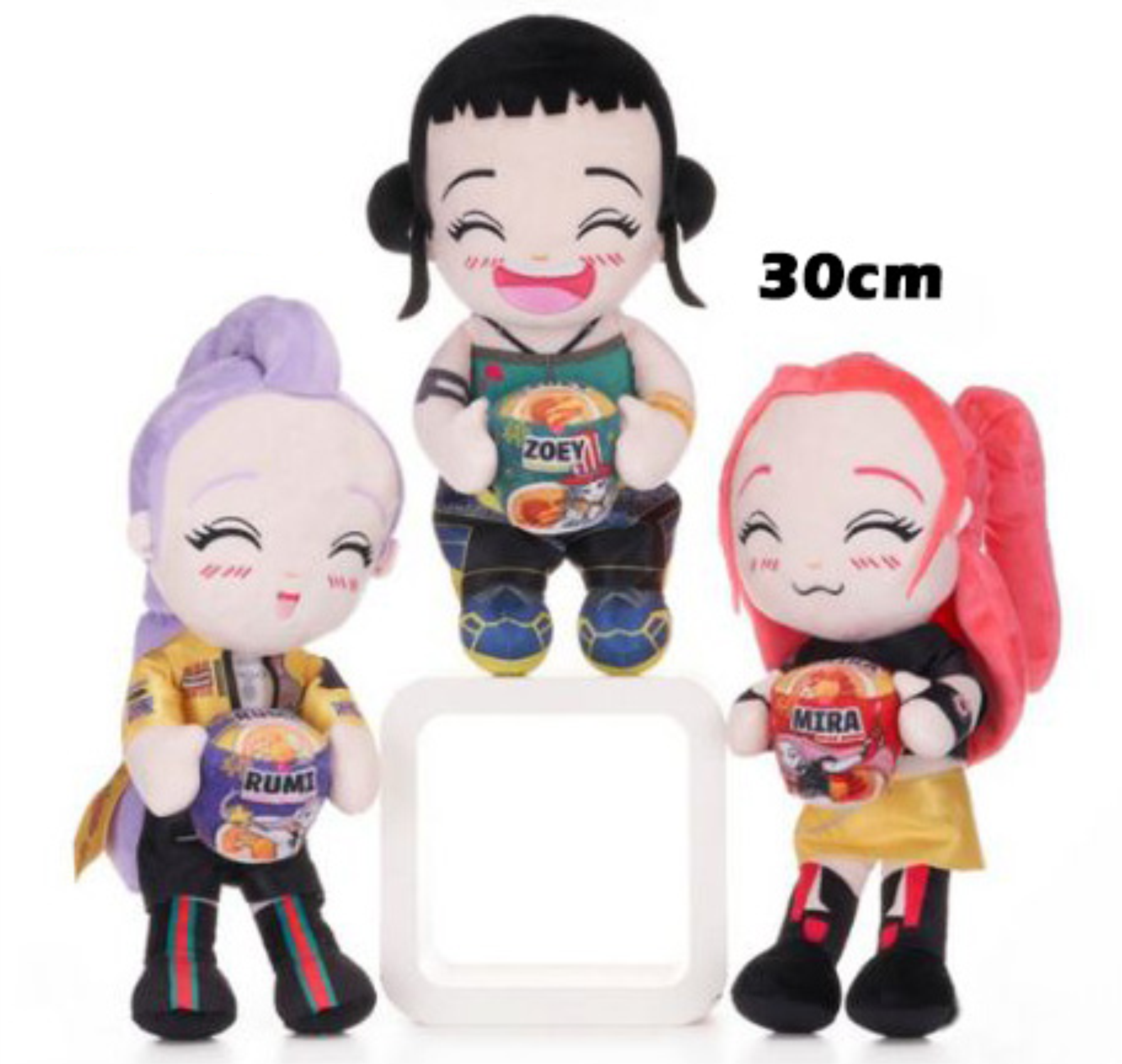 Peluche Kpop demon hunters huntrix dimensione circa 30 cm 