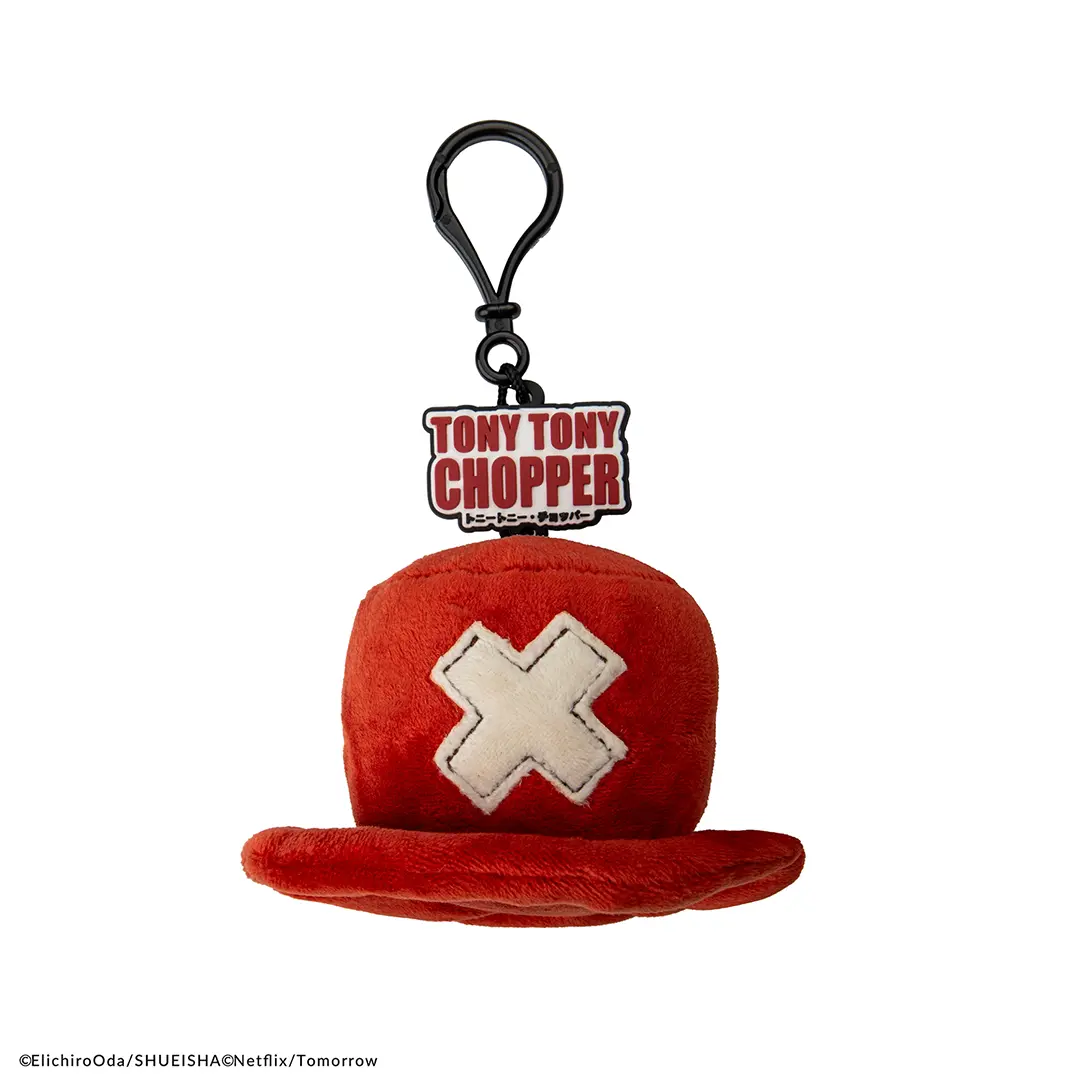 Portachiavi Peluche Cappello Tony Tony Chopper One Piece Netflix