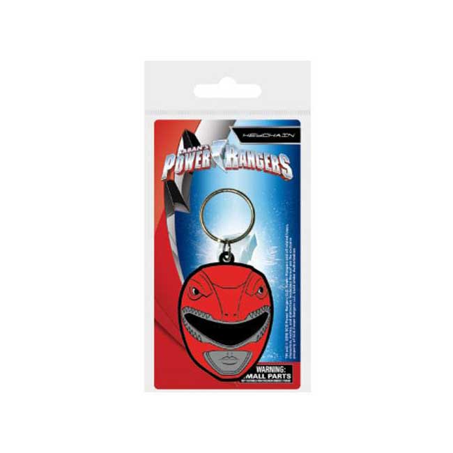 Portachiavi in gomma Power Ranger rosso