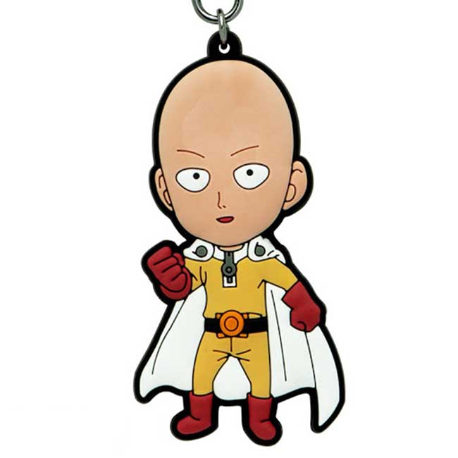 portachiavi in gomma Saitama One Punch Man