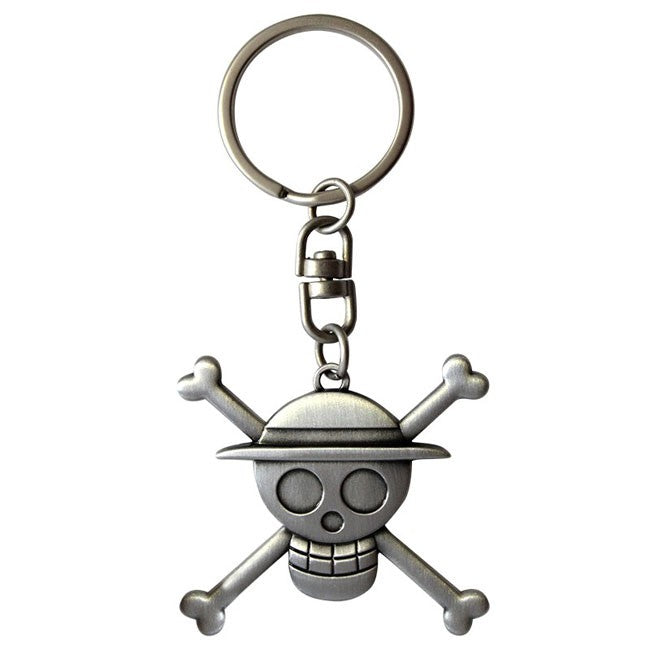 Portachiavi One Piece Cappello di Paglia logo 3D