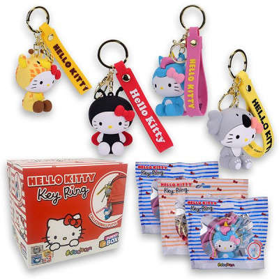 Portachiavi 3D Hello Kitty Animali Assortiti – 1 Pezzo