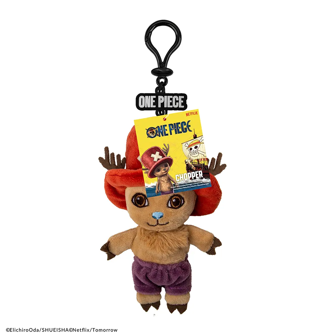 Portachiavi Peluche Tony Tony Chopper One Piece Corpo 14 cm