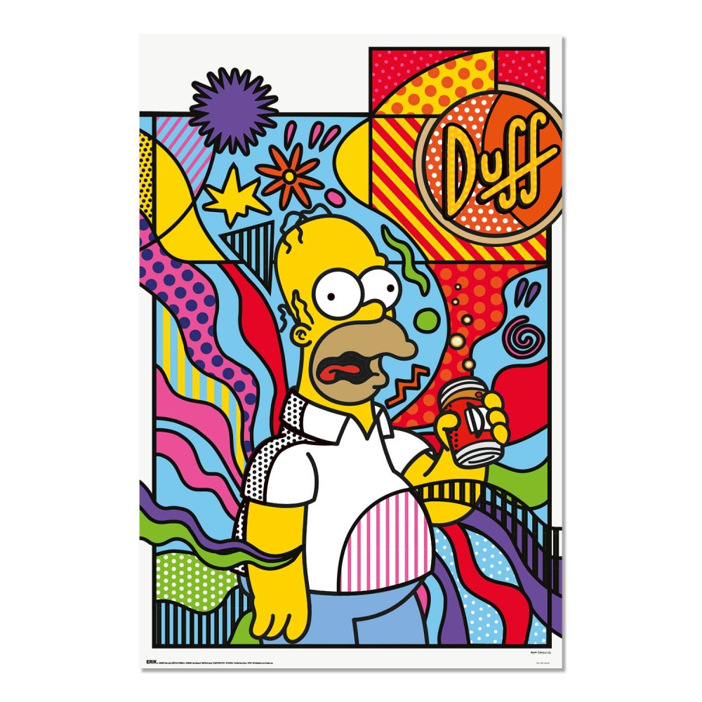 Poster The Simpsons Donnut Worry 61 x 91,5 cm