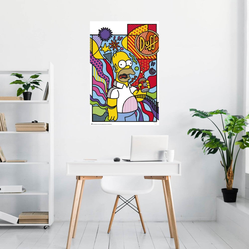 Poster The Simpsons Donnut Worry 61 x 91,5 cm