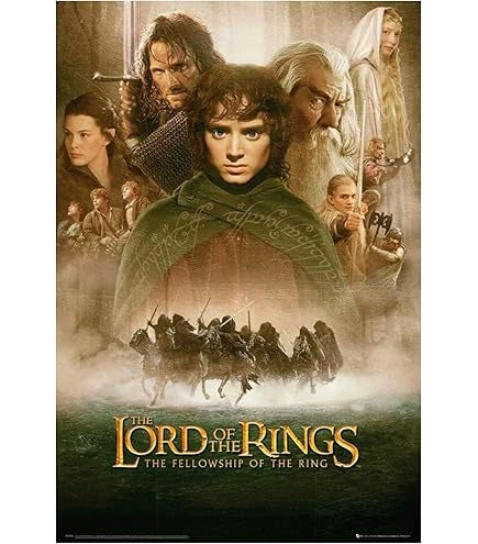 Poster Il signore degli anelli Personaggi 91x61cm The Lord of The Rings