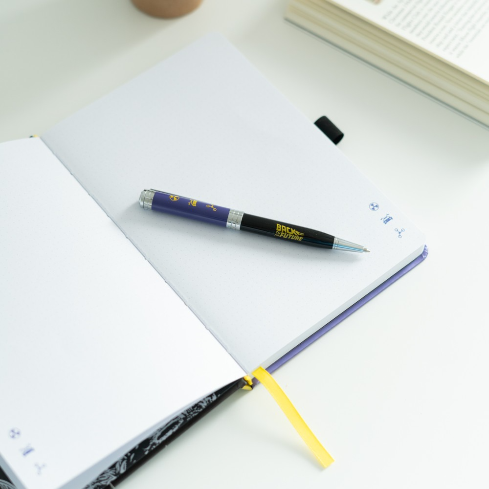 Quaderno Premium A5 con Penna Back to the Future