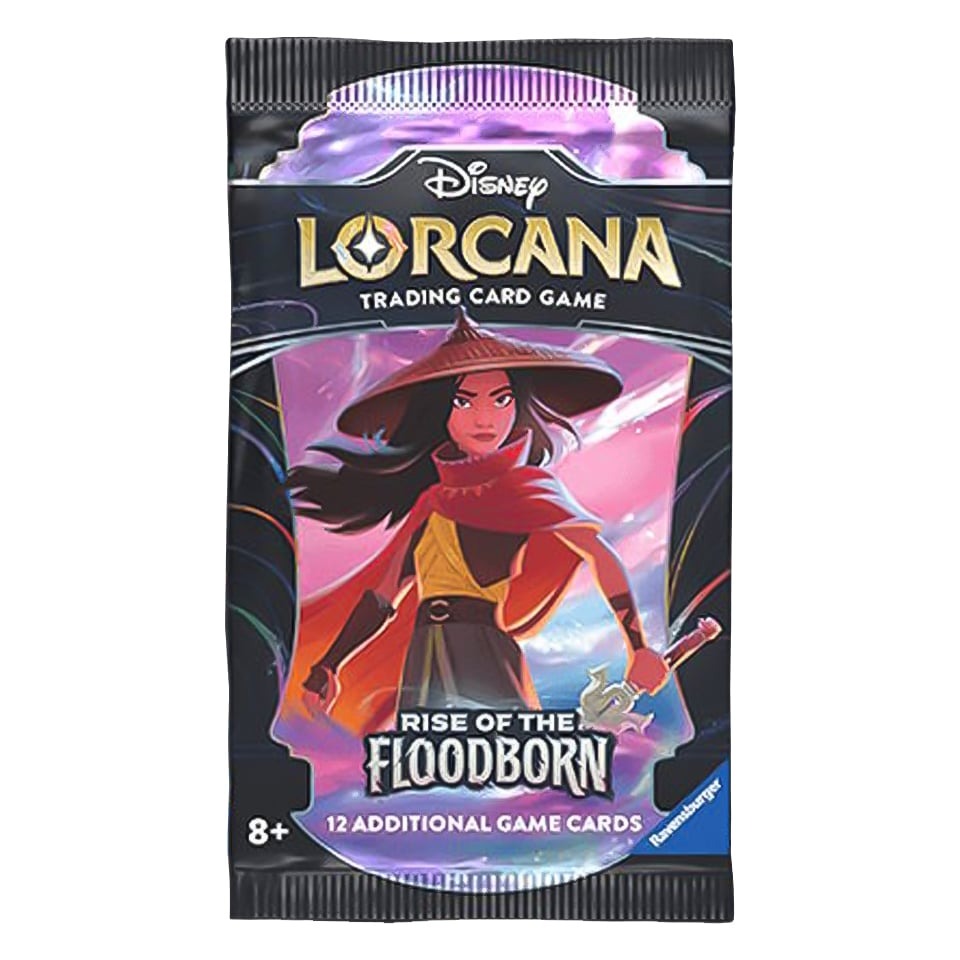 Disney Lorcana Busta da 12 carte Rise of the Floodborn edizione inglese