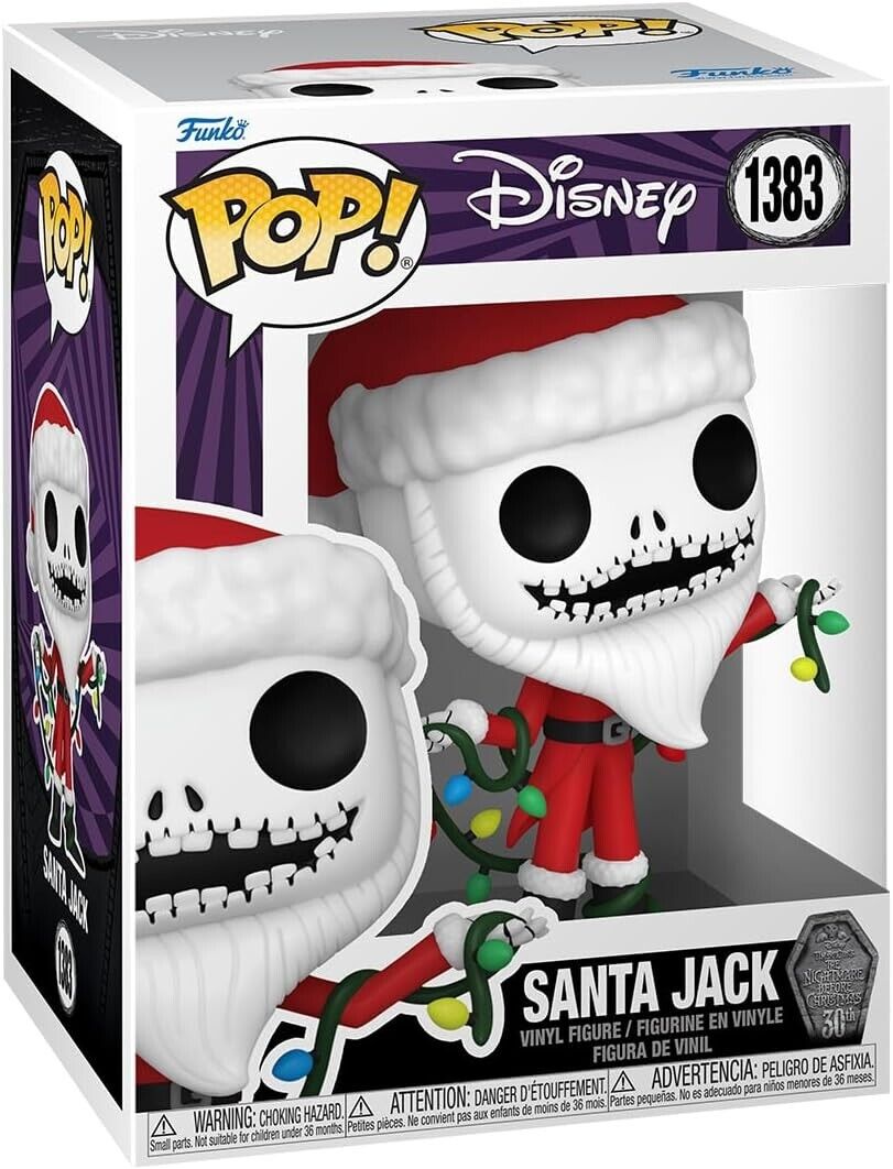 Funko POP Santa Jack 1383 Nightmare Before Christmas Disney