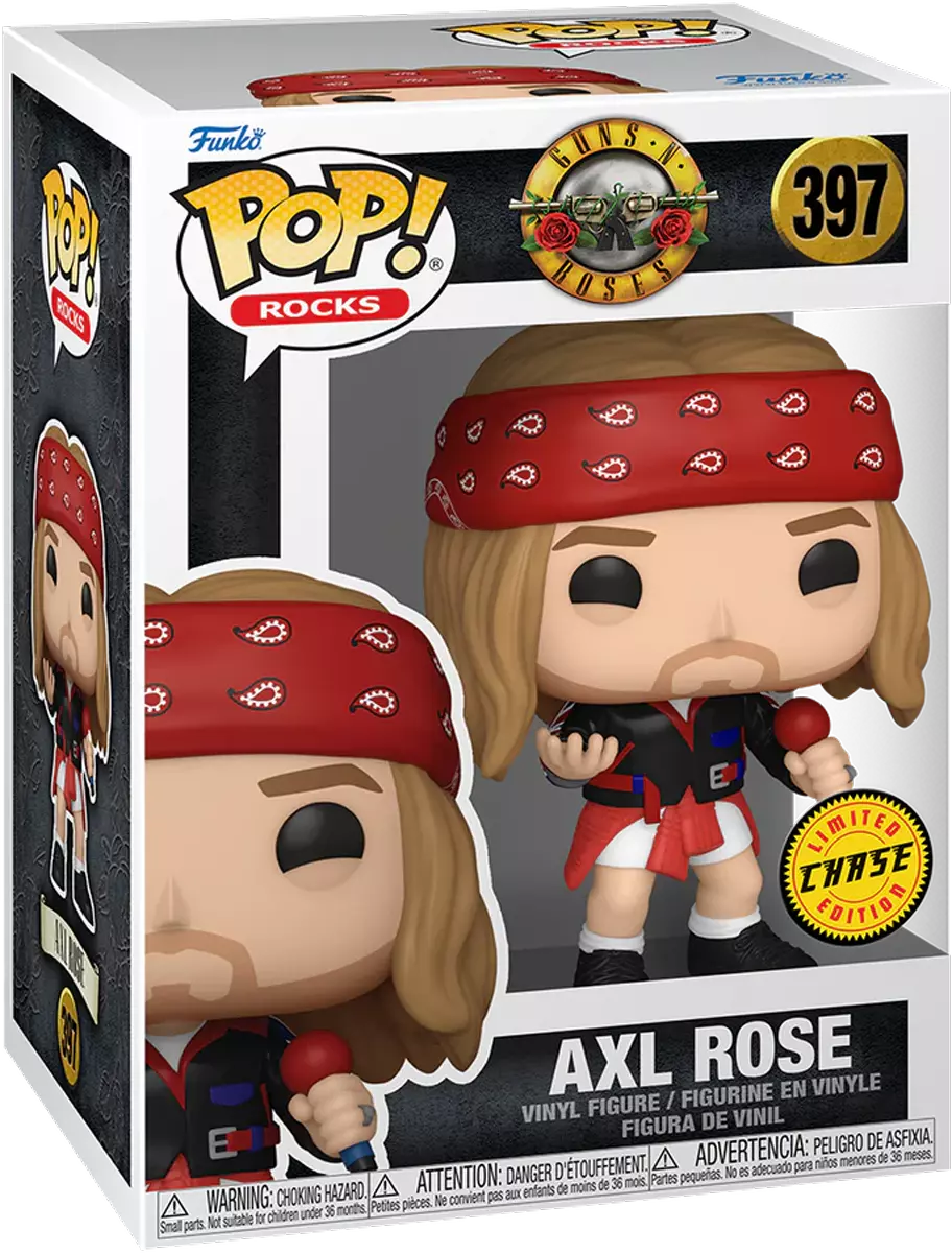 Funko POP AXL Rose 397 Guns n Roses Chase