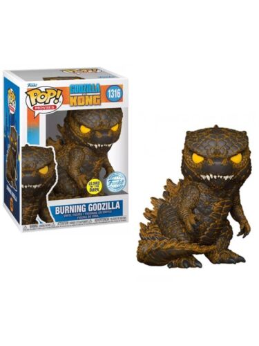 Funko POP Burning Godzilla 1316 Godzilla vs Kong Glow in the dark Special edition