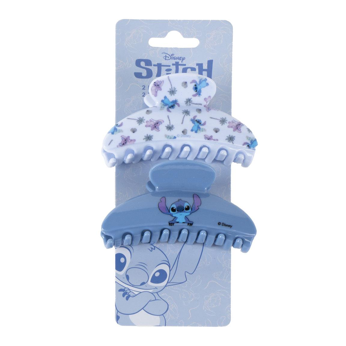 Set 2 Clips Stitch accessori per capelli Disney