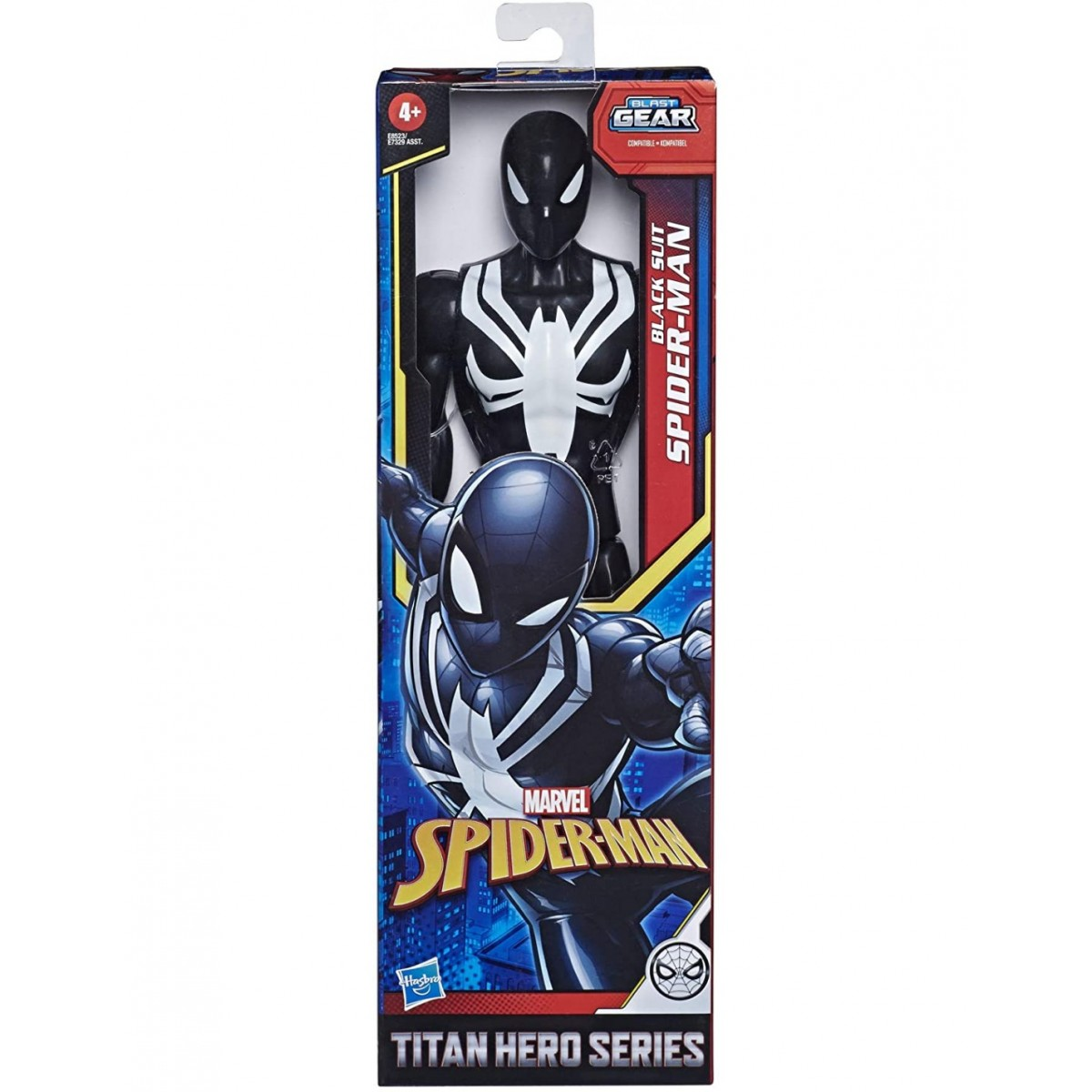 Action Figure Black Suit Spider-Man Titan Hero 30 cm