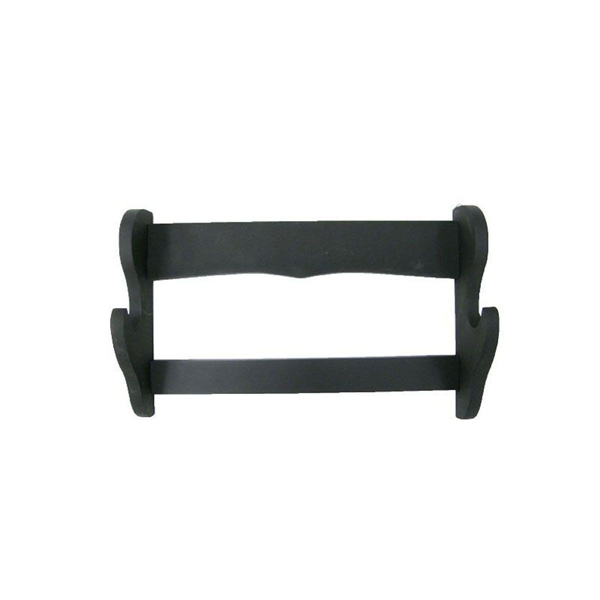 Supporto da muro in legno nero per katana