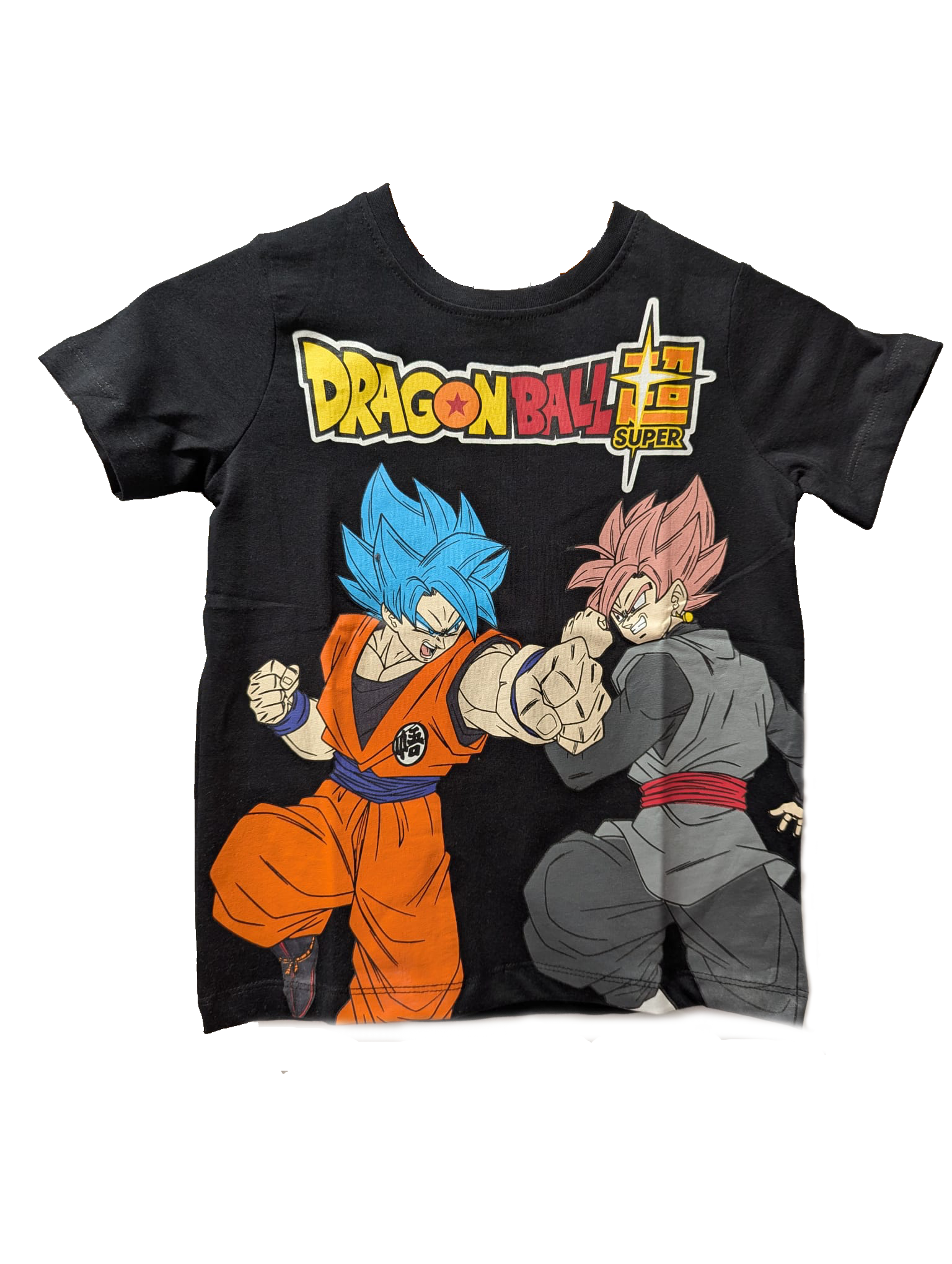 T-Shirt Goku e vegeta Dragon Ball Super Nera Bambini