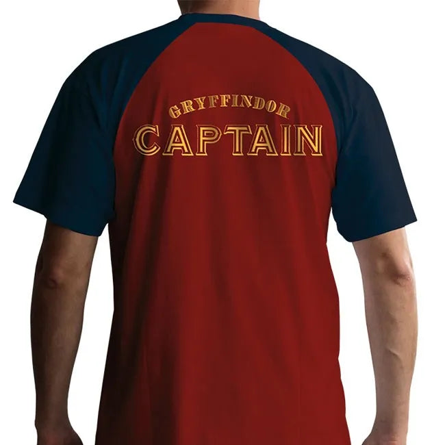 t-shirt harry potter quidditch capitano grifondoro